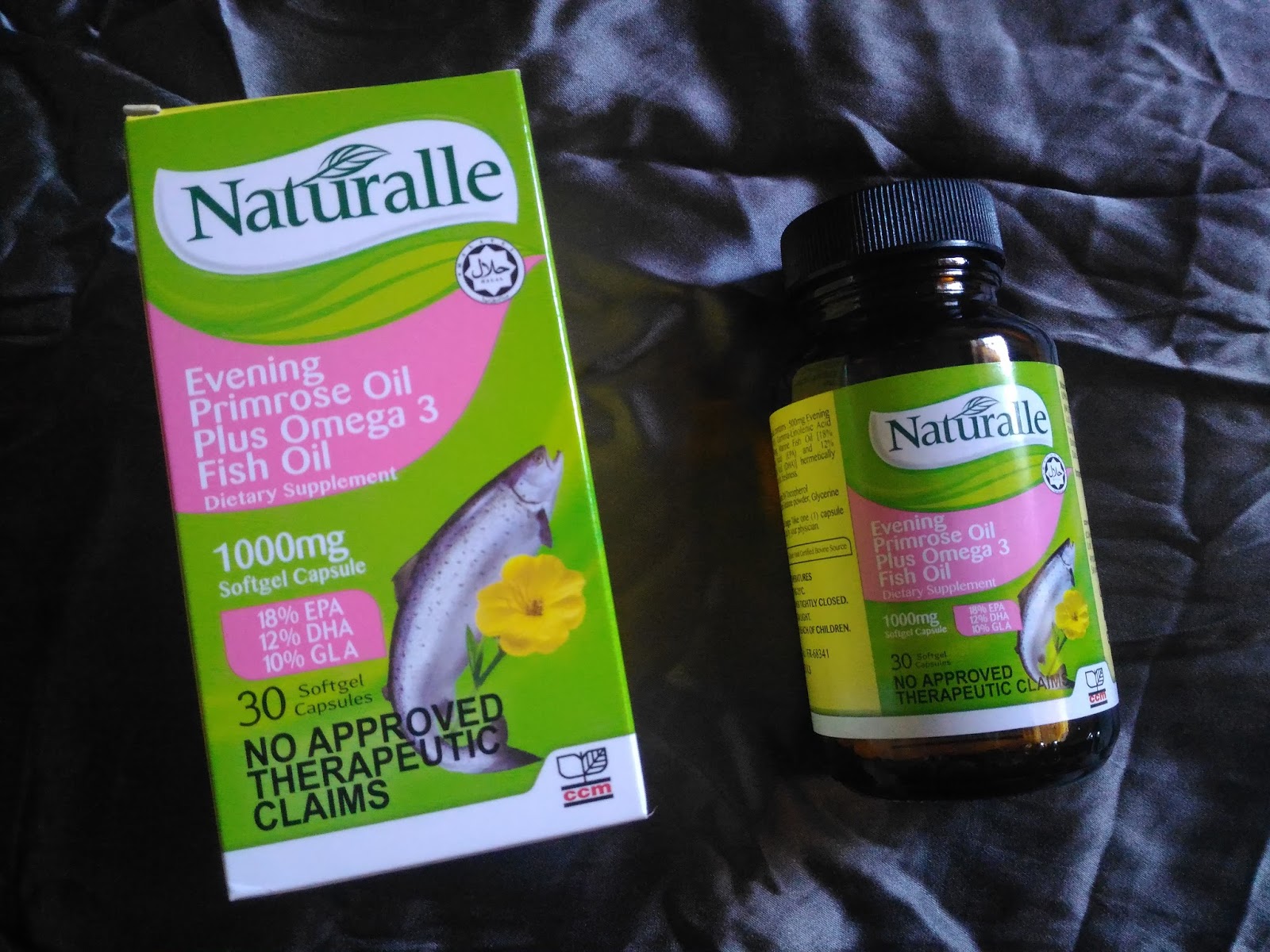 Cienanigans What I Say Naturalle Evening Primrose Oil plus Omega 3 Fish Oil