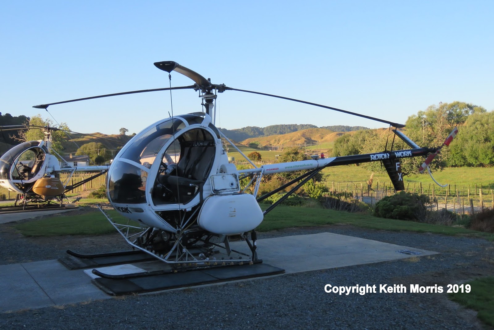 NZ Civil Aircraft Rotor Work Helicopters at Te Kuiti 1612019