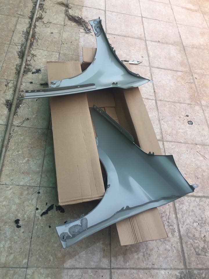 CARBON COMPOSITE CRAFT. CHOSUN HYUNDAI ELANTRA HOOD & FRONT FENDER MOLD MAKING START