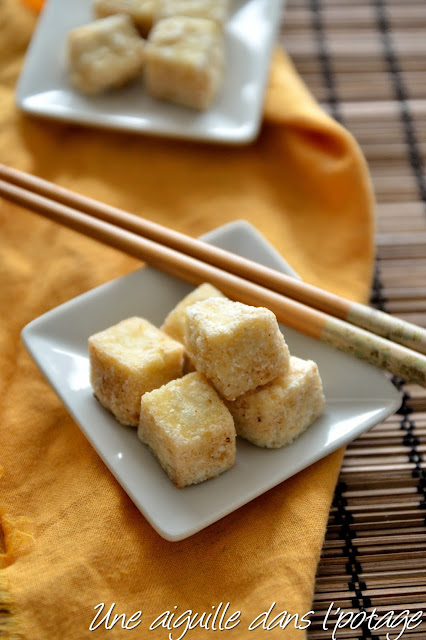 Tofu frit sel-poivre  cuisine chinoise