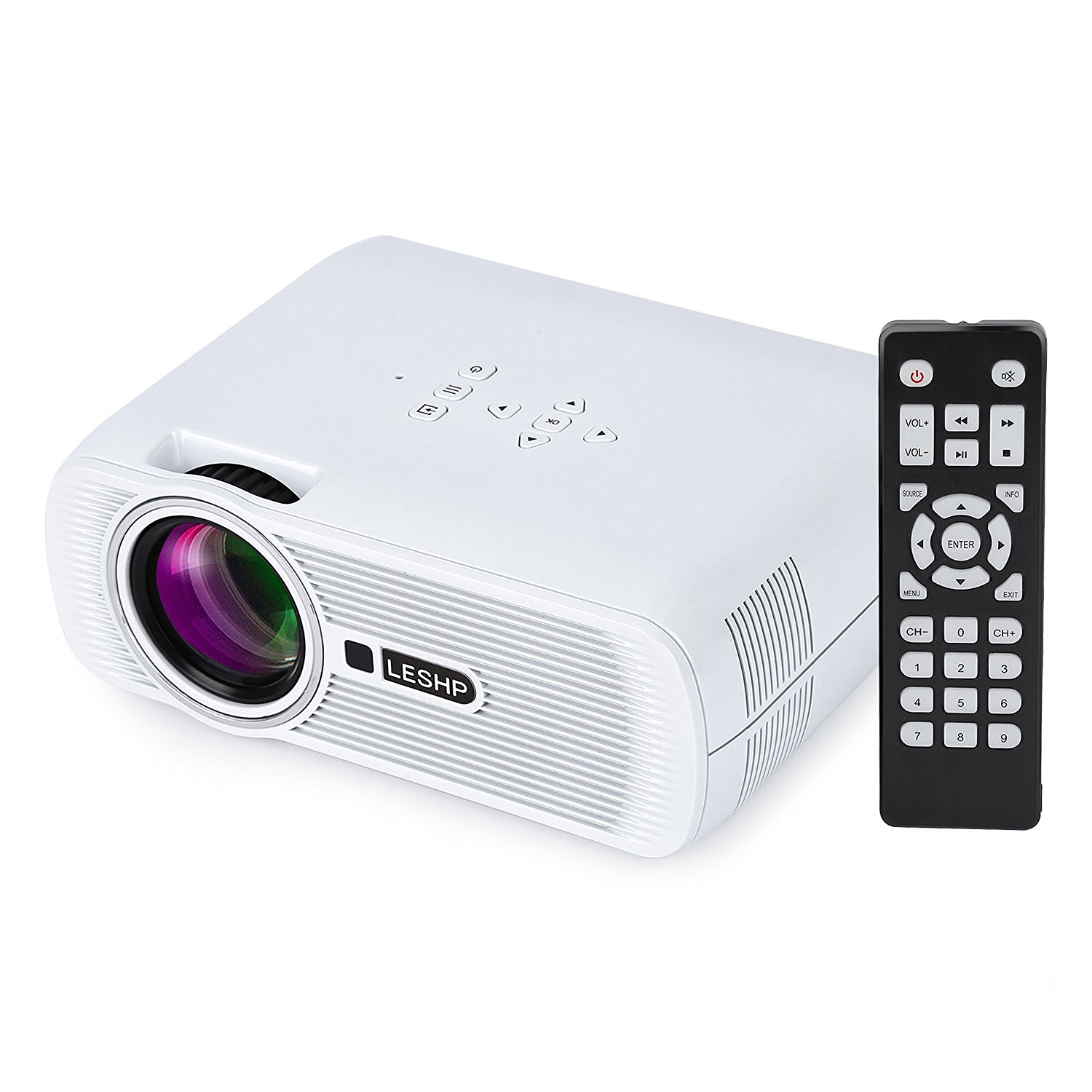 GlyGaTech Portable LED Video Projector 1080P