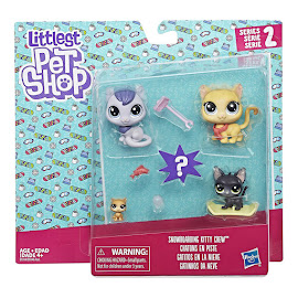Littlest Pet Shop Series 2 Family Pack Catlett Scrapper (#2-80) Pet