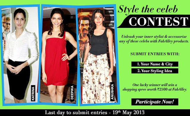 Style A Celeb With FabAlley, Blog Contest 