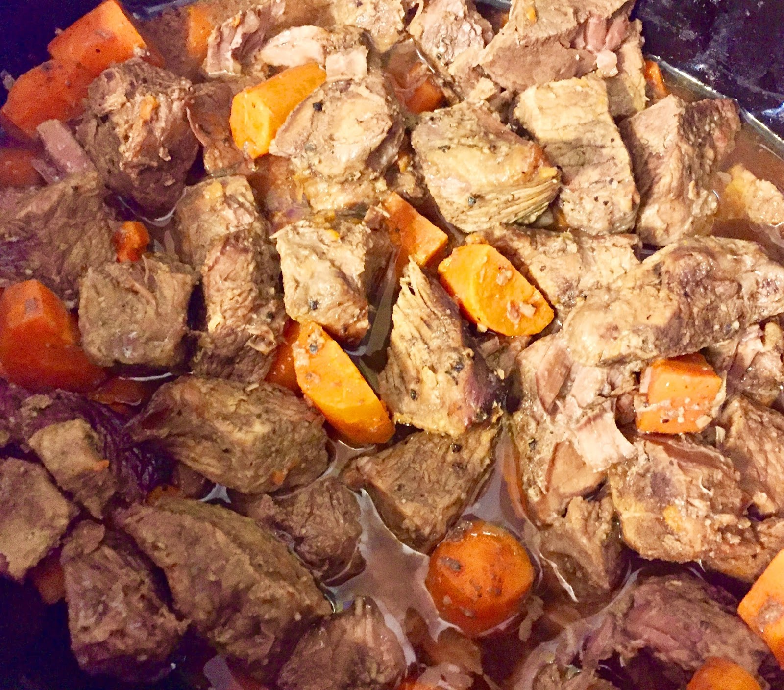 Slow Cooker Beef and Carrots