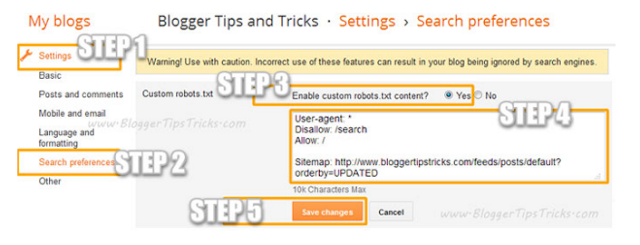 How To Add Custom Robots.txt File in Blogger ?