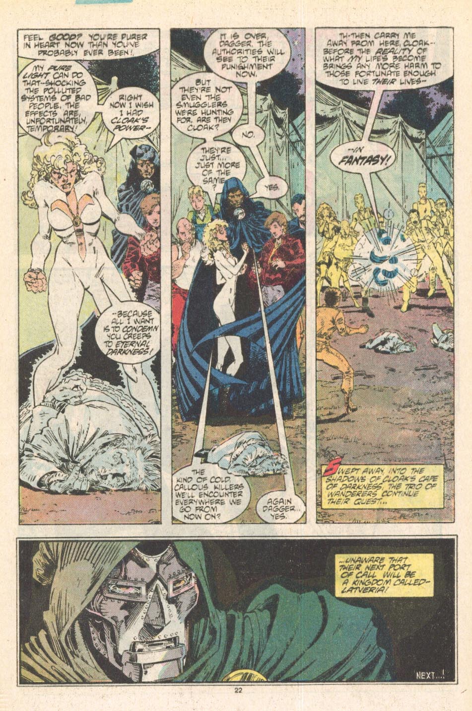 Read online Cloak and Dagger (1985) comic -  Issue #9 - 23