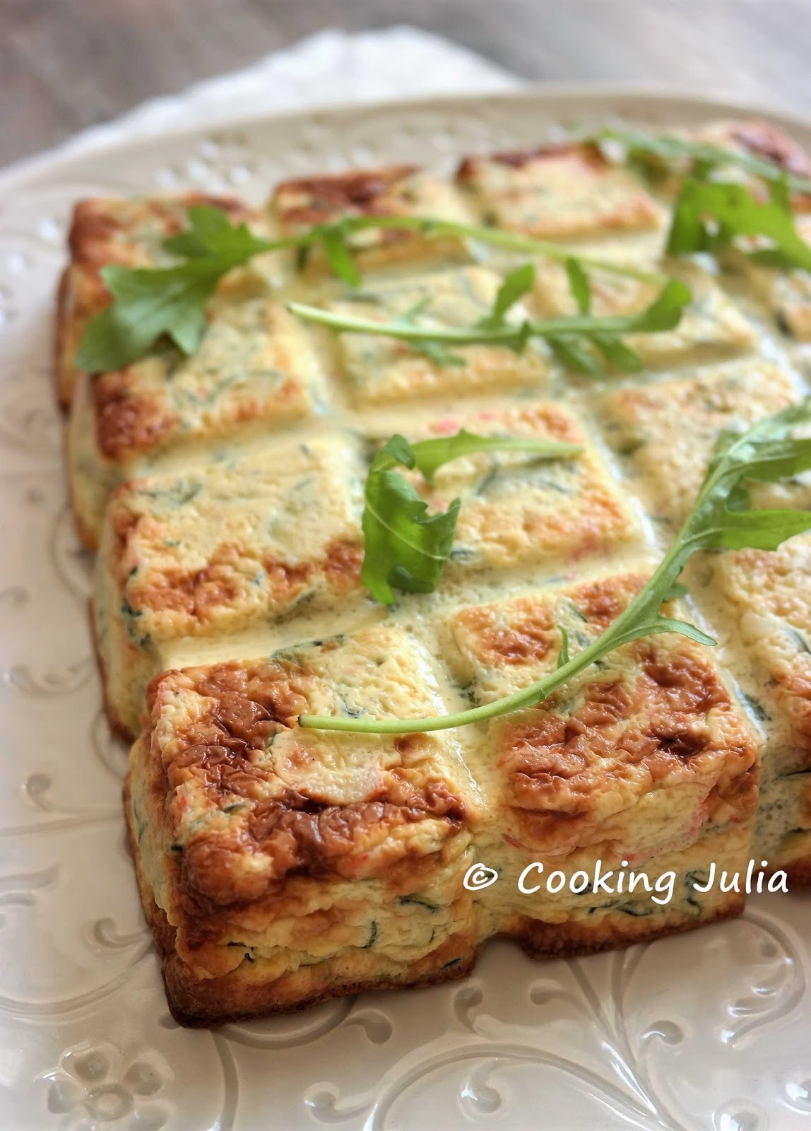 Cooking Julia Flan De Courgettes Au Surimi