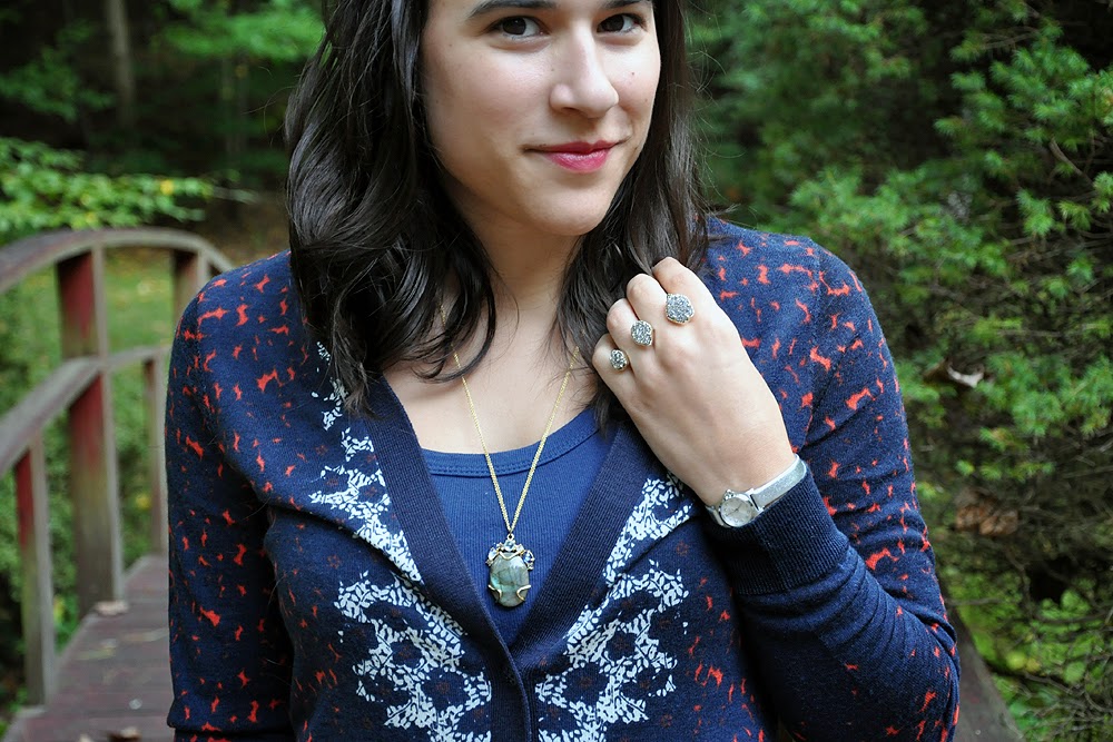 Closet Fashionista: {outfit} Mixed Print Tory Burch Sweater