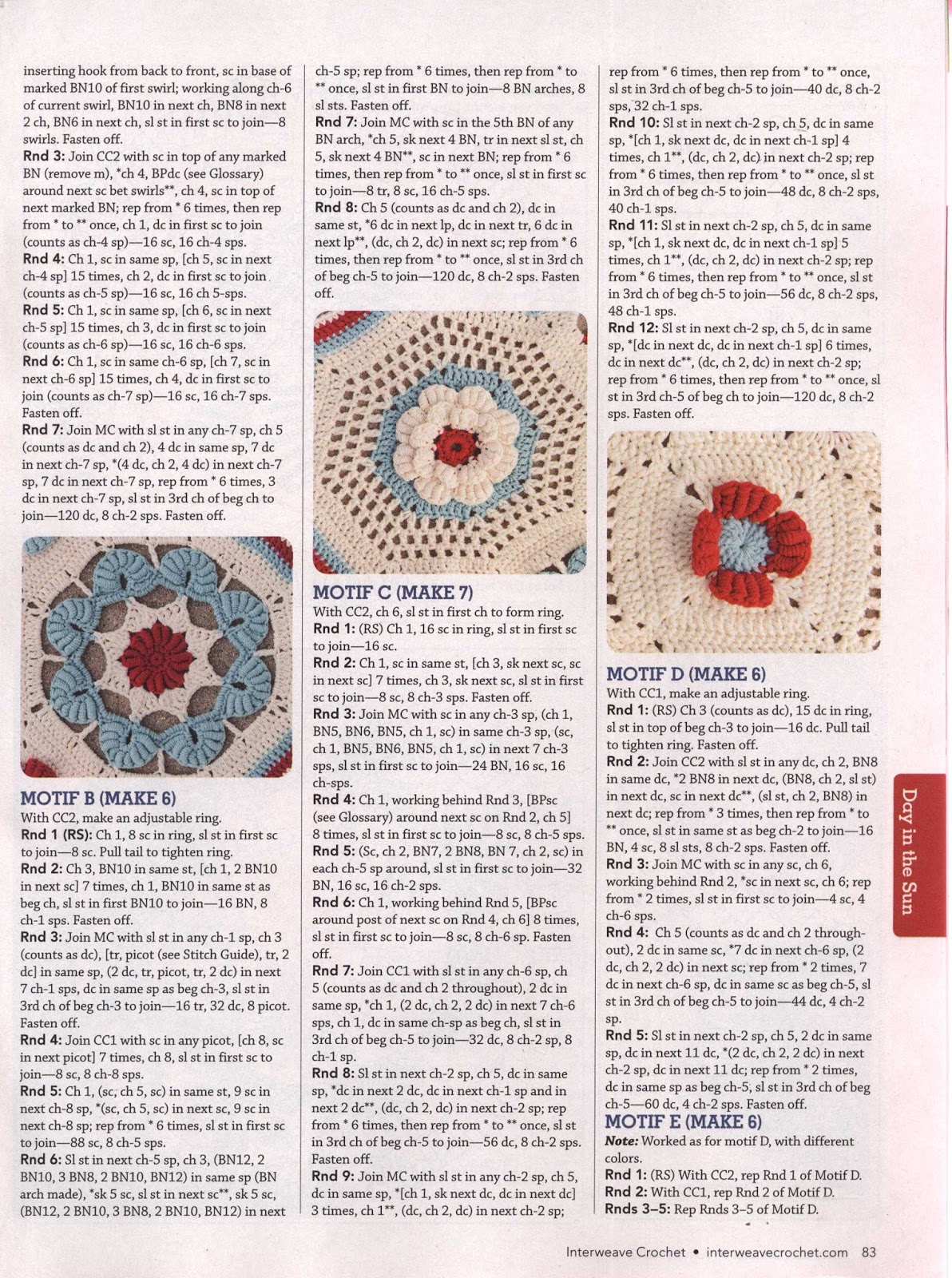 Free English crochet patterns to download forcrochet bedspread 2074