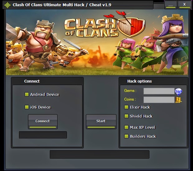 Download Official Clash Of Clans Ultimate Multi Hack / Cheat v1.9 ! Now ...