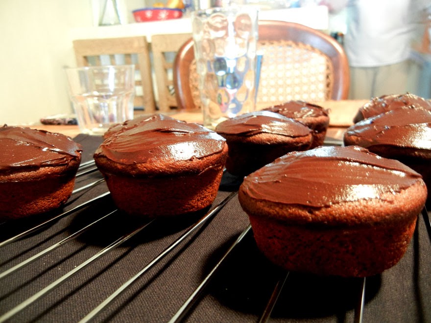 Viviendo La Vida Saludable Cupcakes de Chocolate sin Gluten
