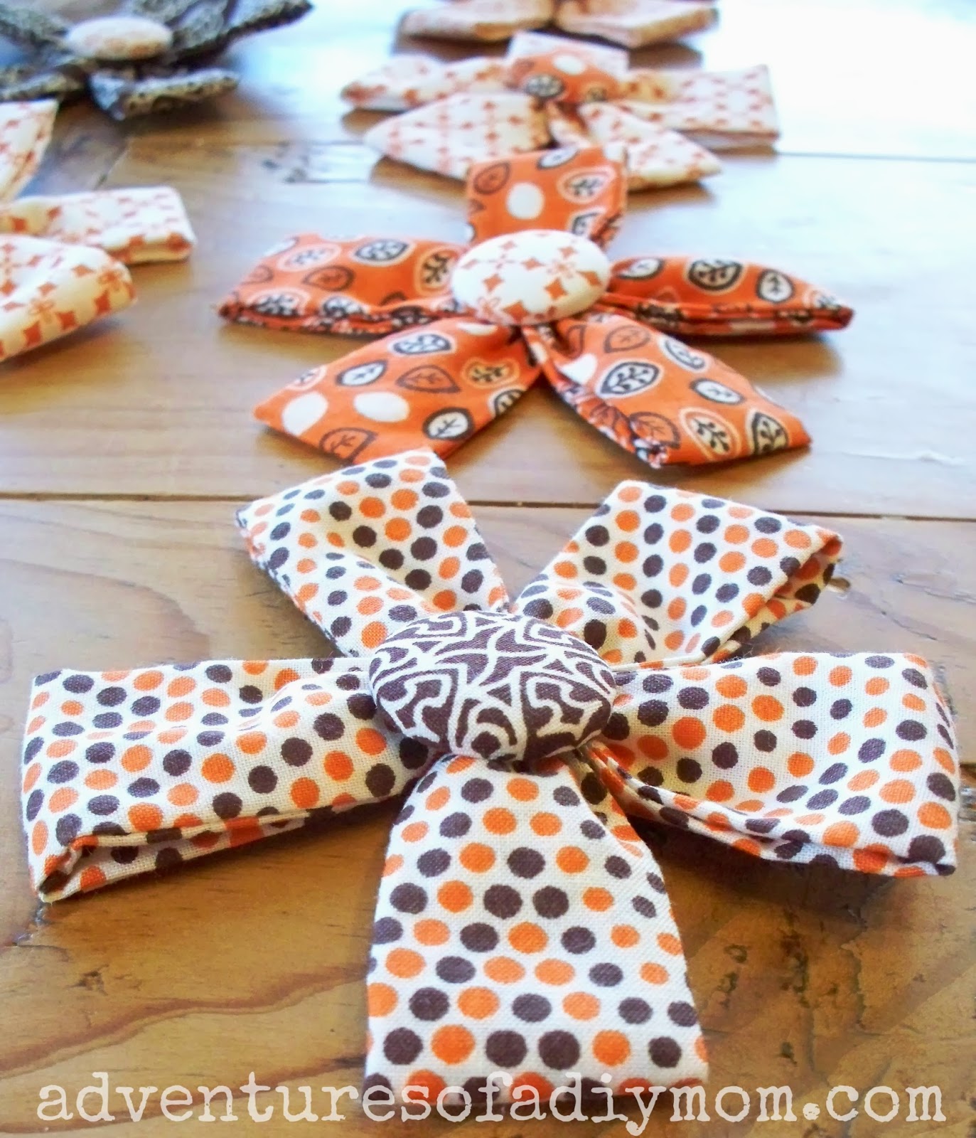 How to Make Fabric Flowers - Adventures of a DIY Mom