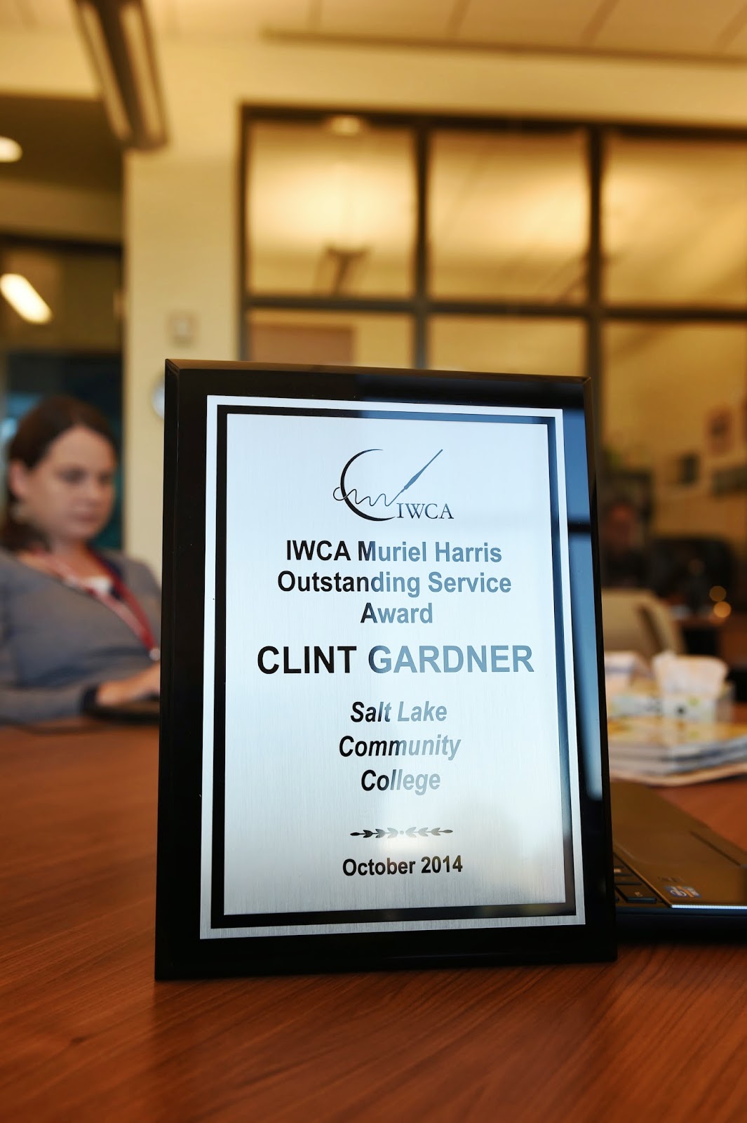 SLCC Writing Center Director Wins National Award