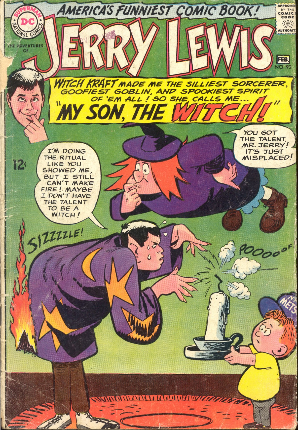 Read online The Adventures of Jerry Lewis comic -  Issue #92 - 1