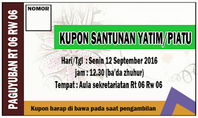 kosongenam: contoh kupon santunan anak yatim