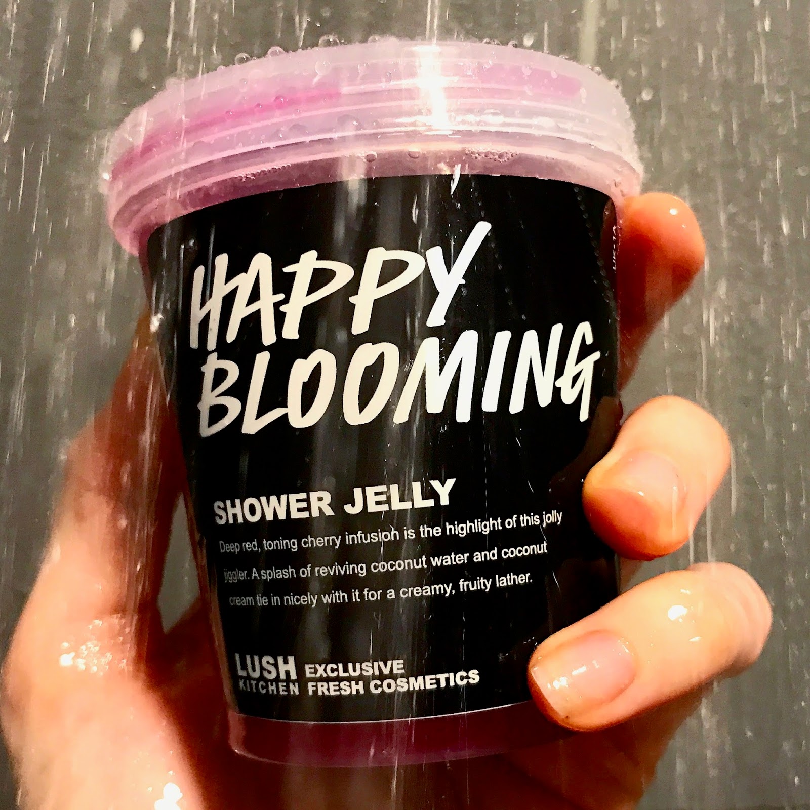 All Things Lush UK Happy Blooming Shower Jelly