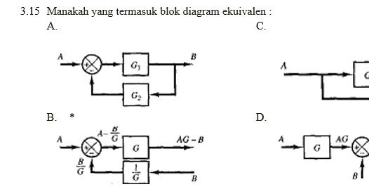 Contoh Soal Diagram Blok Galeri Belajar