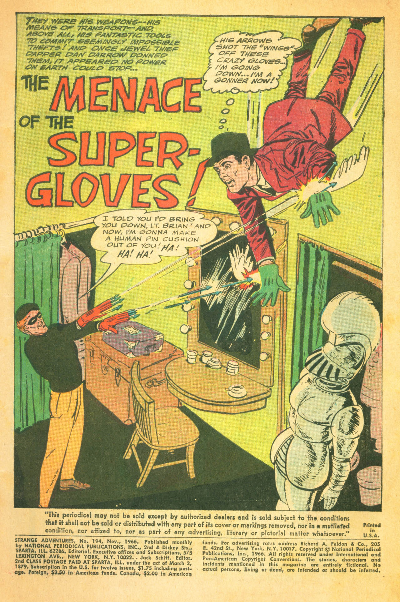 Read online Strange Adventures (1950) comic -  Issue #194 - 3