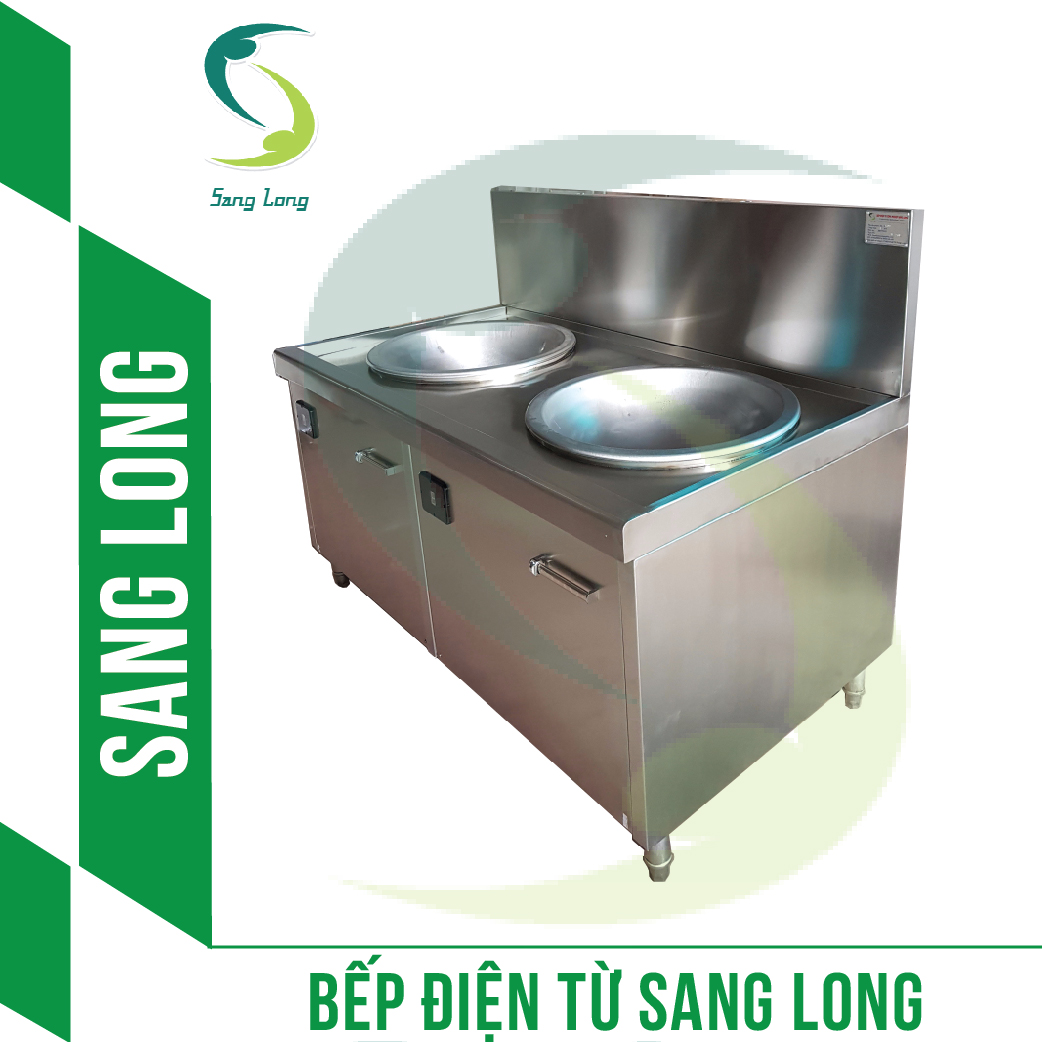 Bếp đôi mặt lõm chảo liền