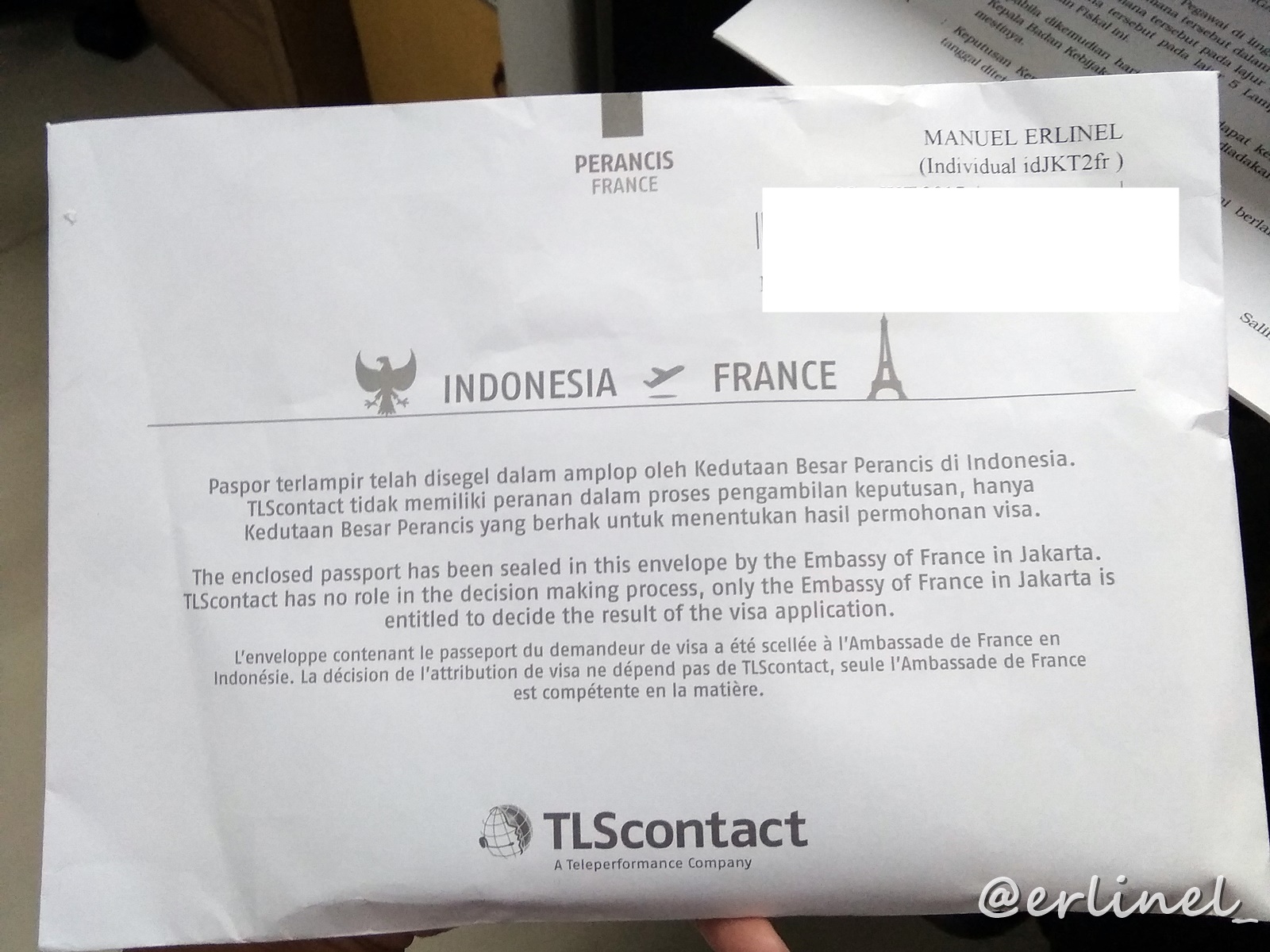 Membuat Visa Schengen Prancis Via Tlscontact Cerita Dimulai