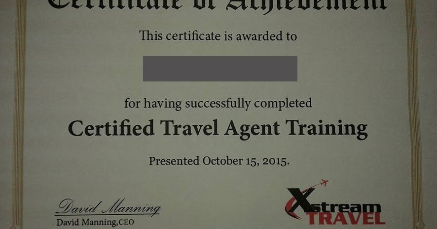 Become A Certified Travel Agent Become A Certified Travel Agent