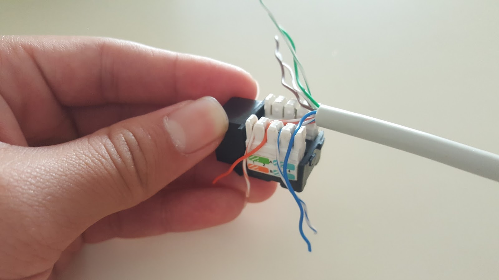 Creación de una roseta con conector RJ45