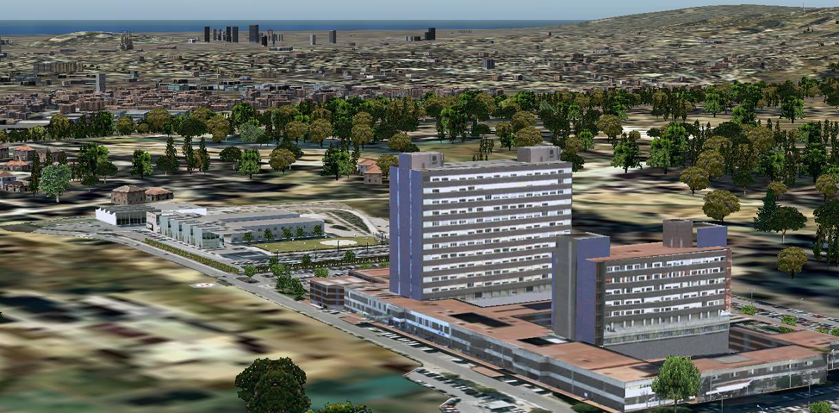 VFR Flight Simulator: Helipuerto Hospital Can Ruti (Barcelona)