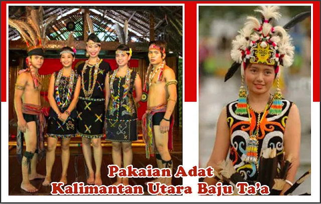 Gambar Pakaian Adat Kalimantan Utara Baju Sapei Sapaq