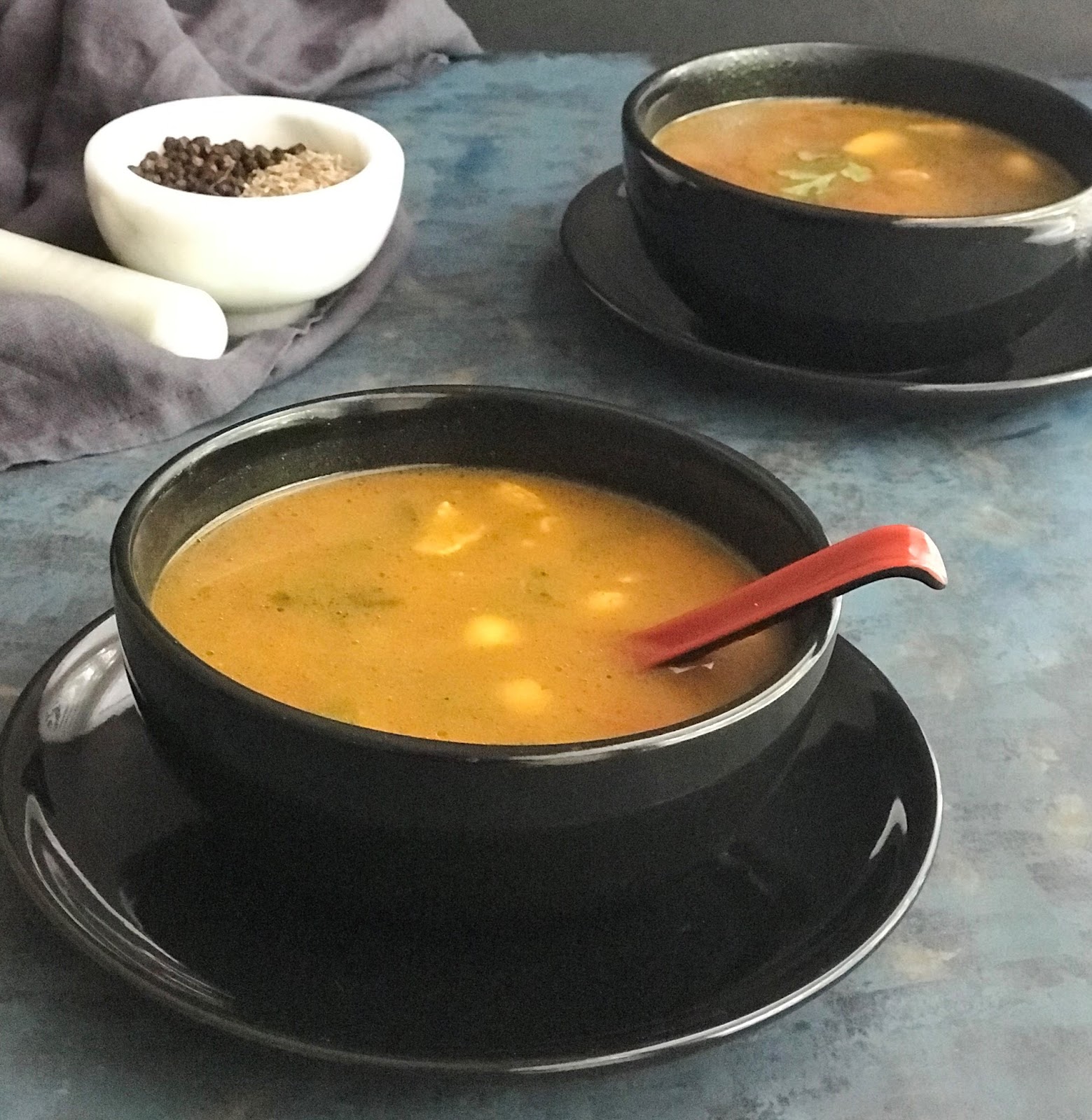 South Indian Style Chicken Soup