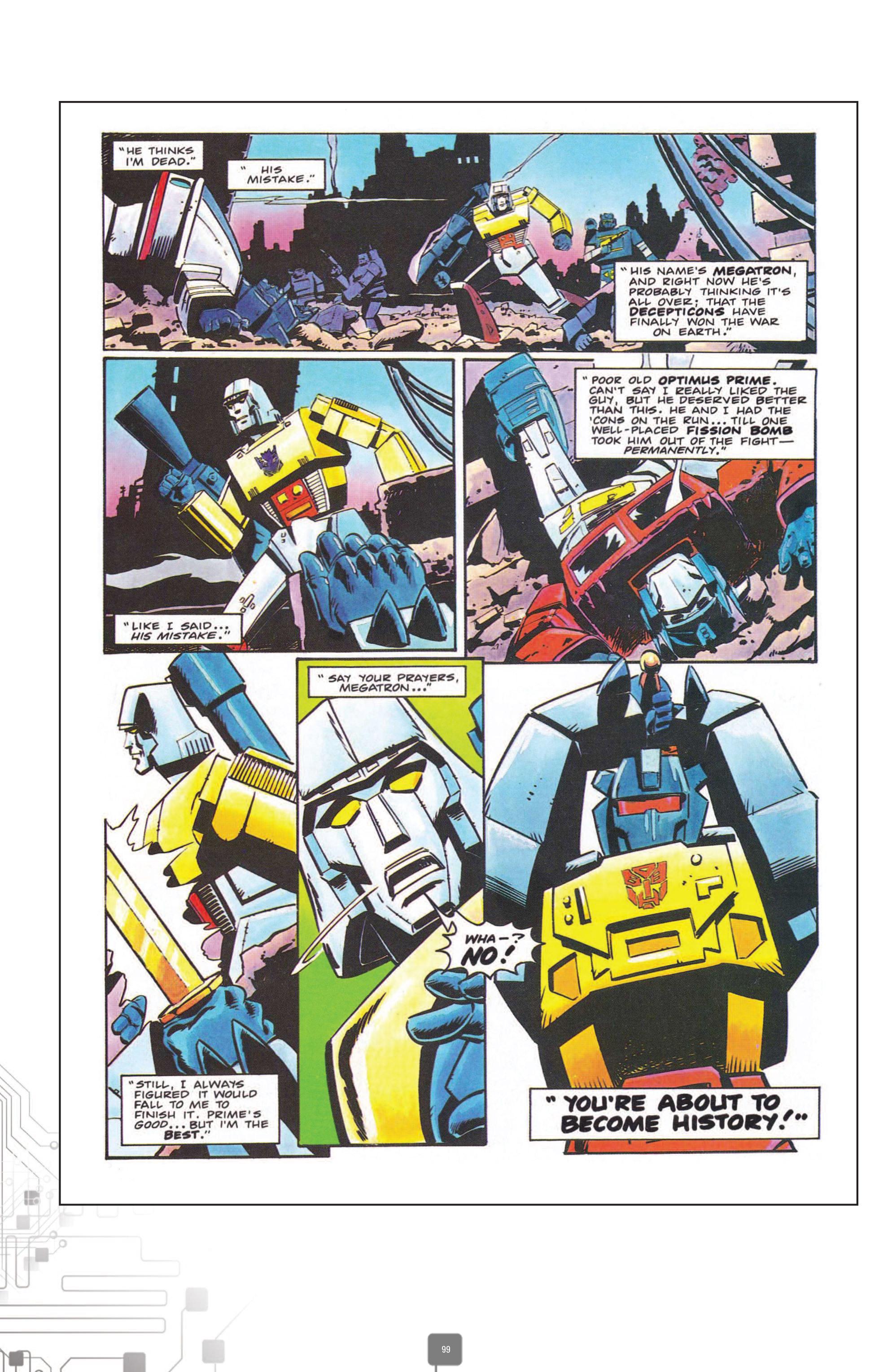 Read online The Transformers Classics UK comic -  Issue # TPB 2 - 100
