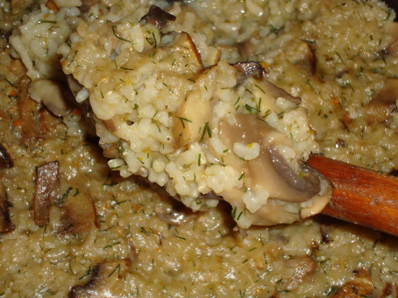 Pilaf cu ciuperci