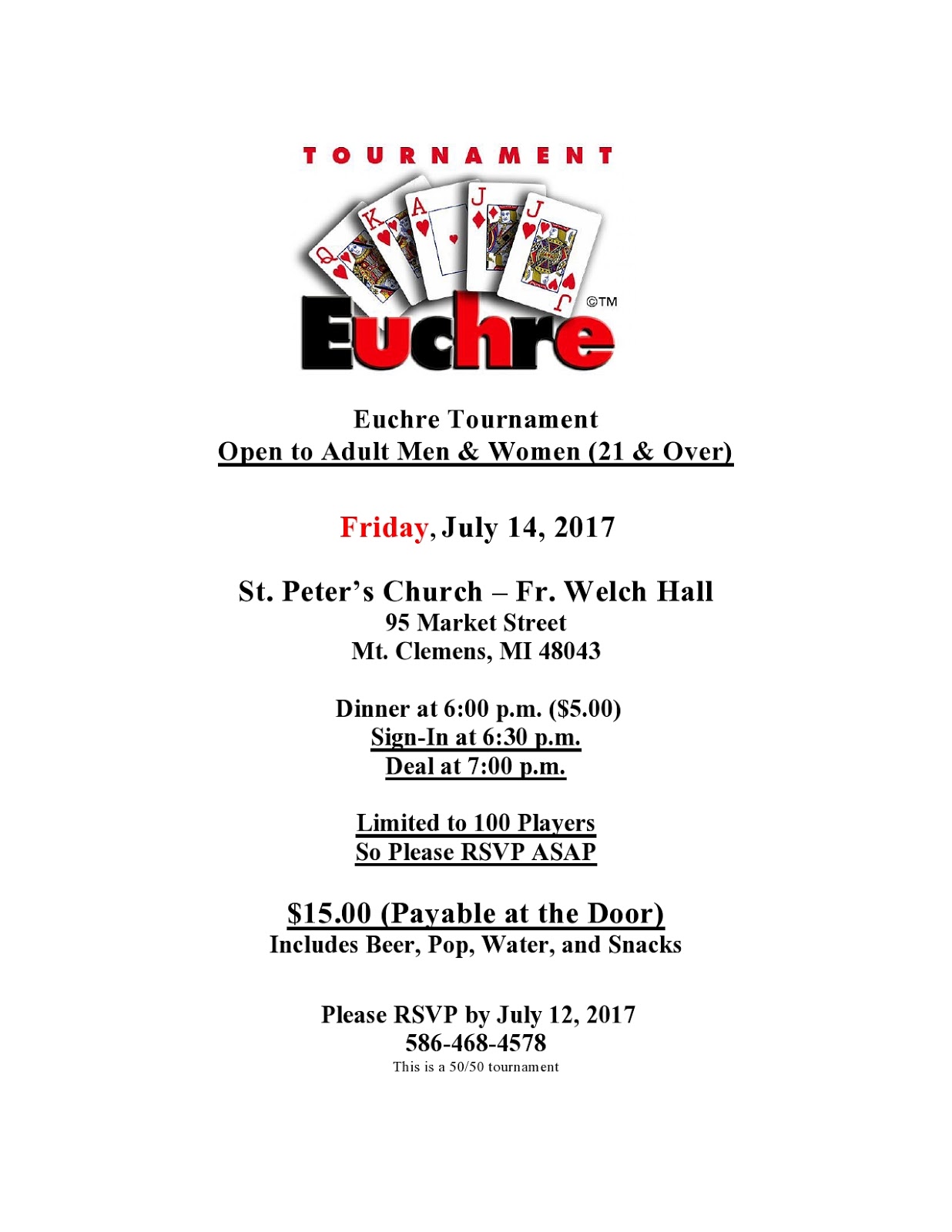 This is a picture of Smart Euchre Tournament Bracket It is an image of Smart Euchre Tournament Bracket