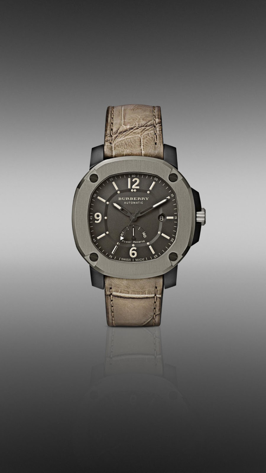 Disappear Here: Burberry Britain Watch Range Flagship BBY1000 Gunmetal.