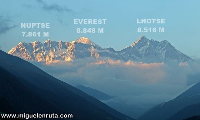 Nuptse-Lhotse-Everest-Tengboche
