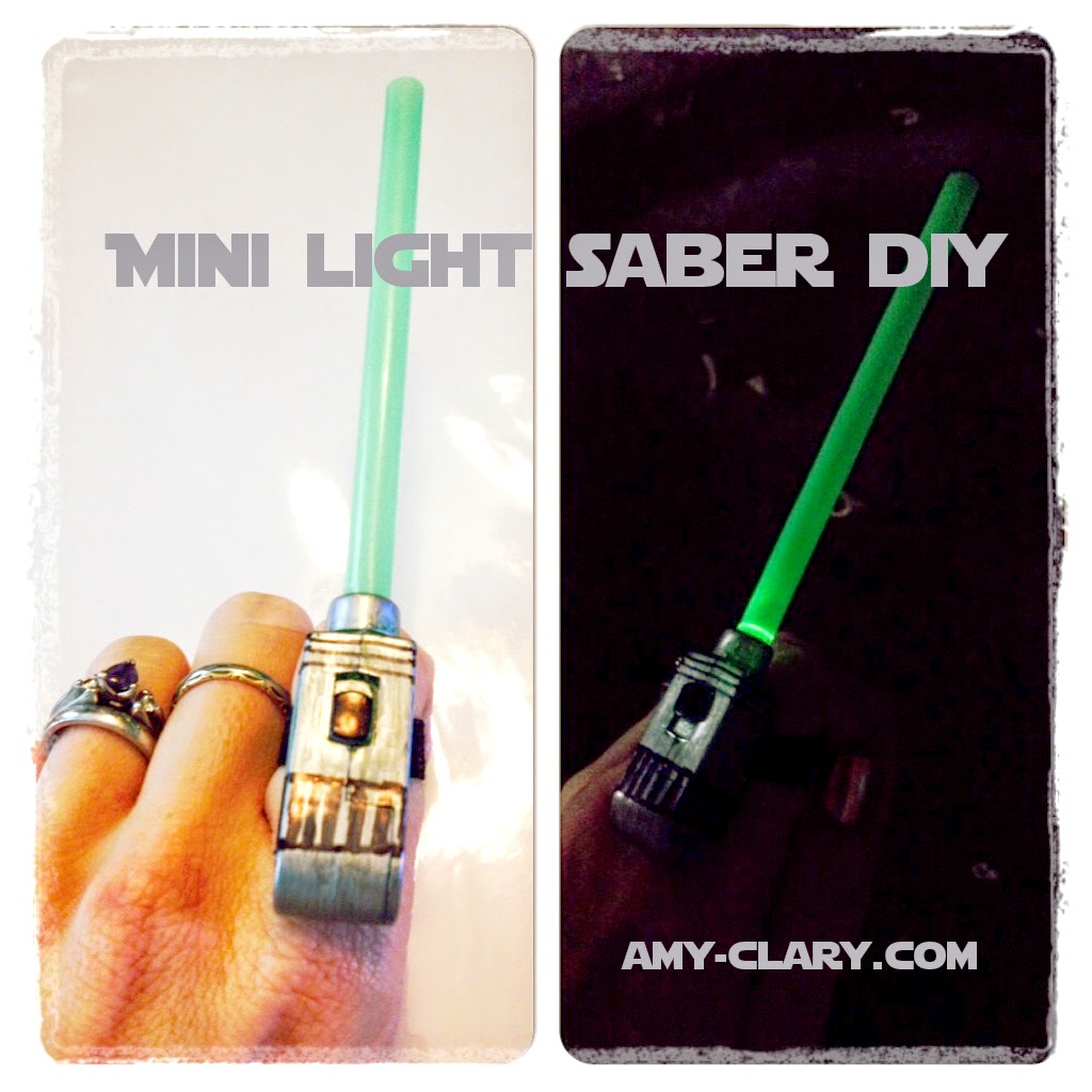 Mini-Lightsaber #DIY | Amy Clary