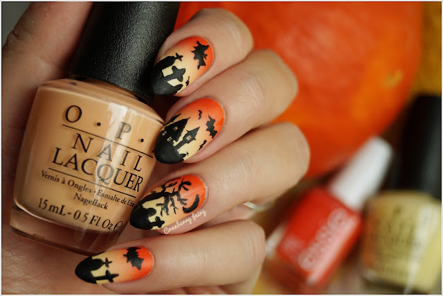 halloween mani