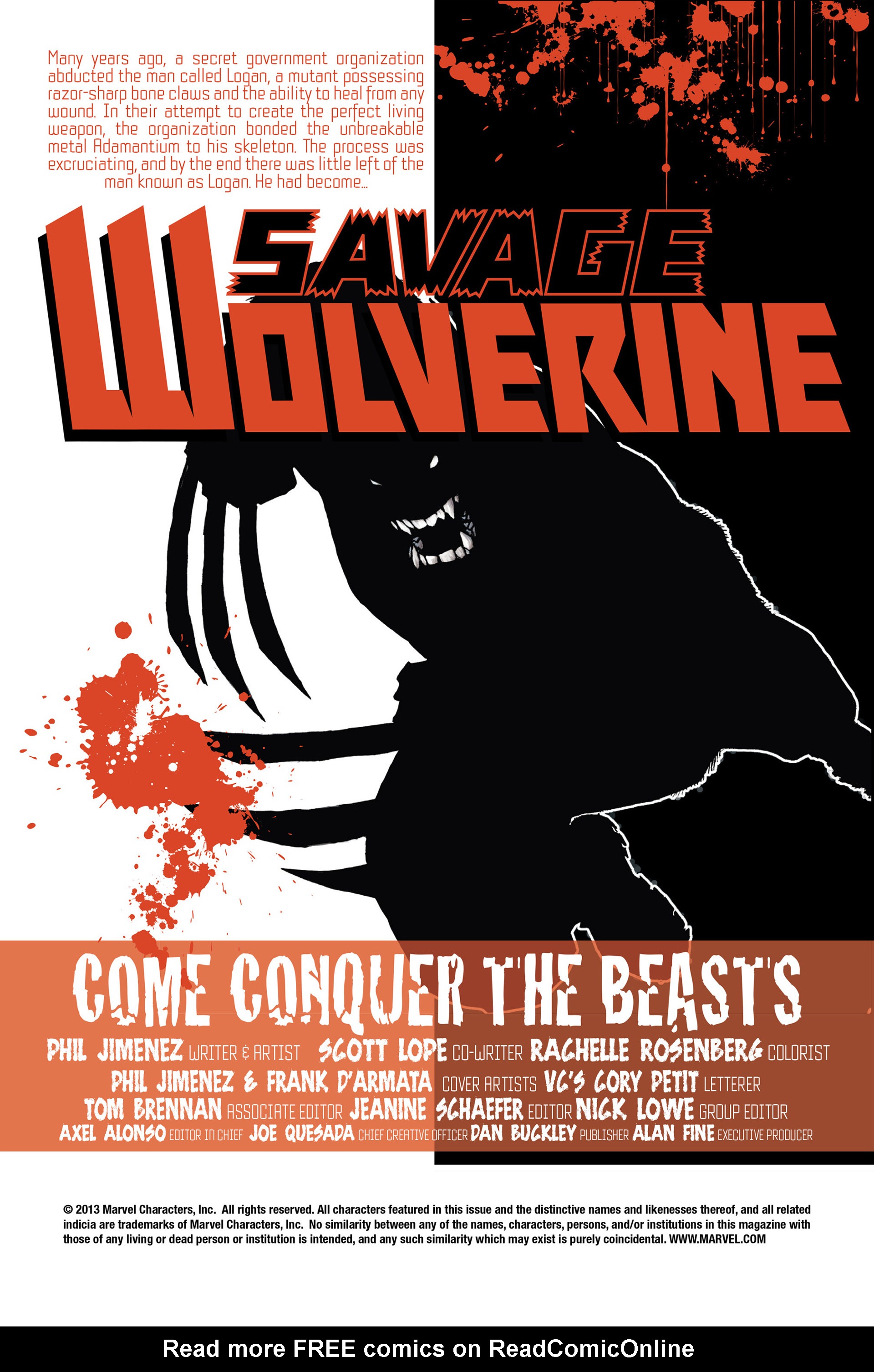 Read online Savage Wolverine comic -  Issue #12 - 2