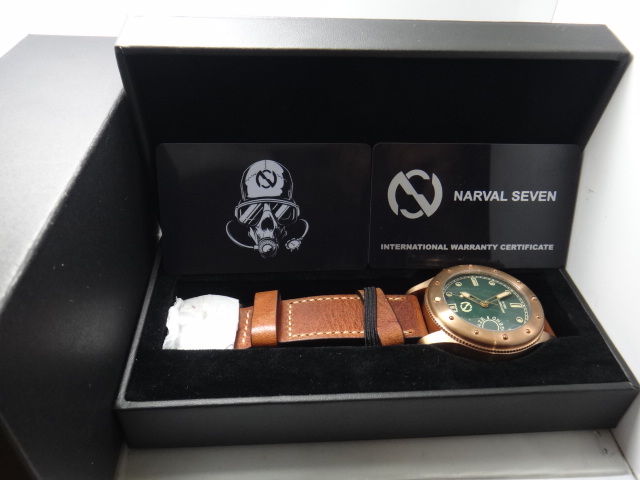 人気商品】 値下げ!NARVAL SEVEN BRONZE LEGEND 腕時計(アナログ