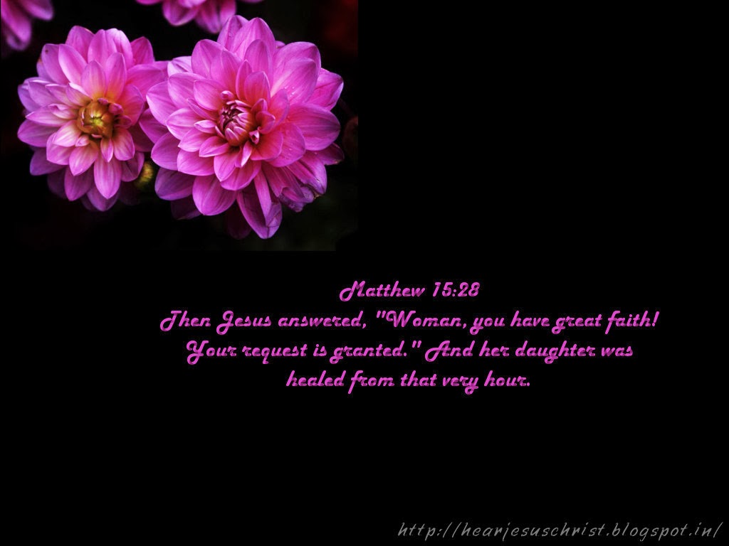 Matthew 15 Verse 28 Matthew 15 Verse 28