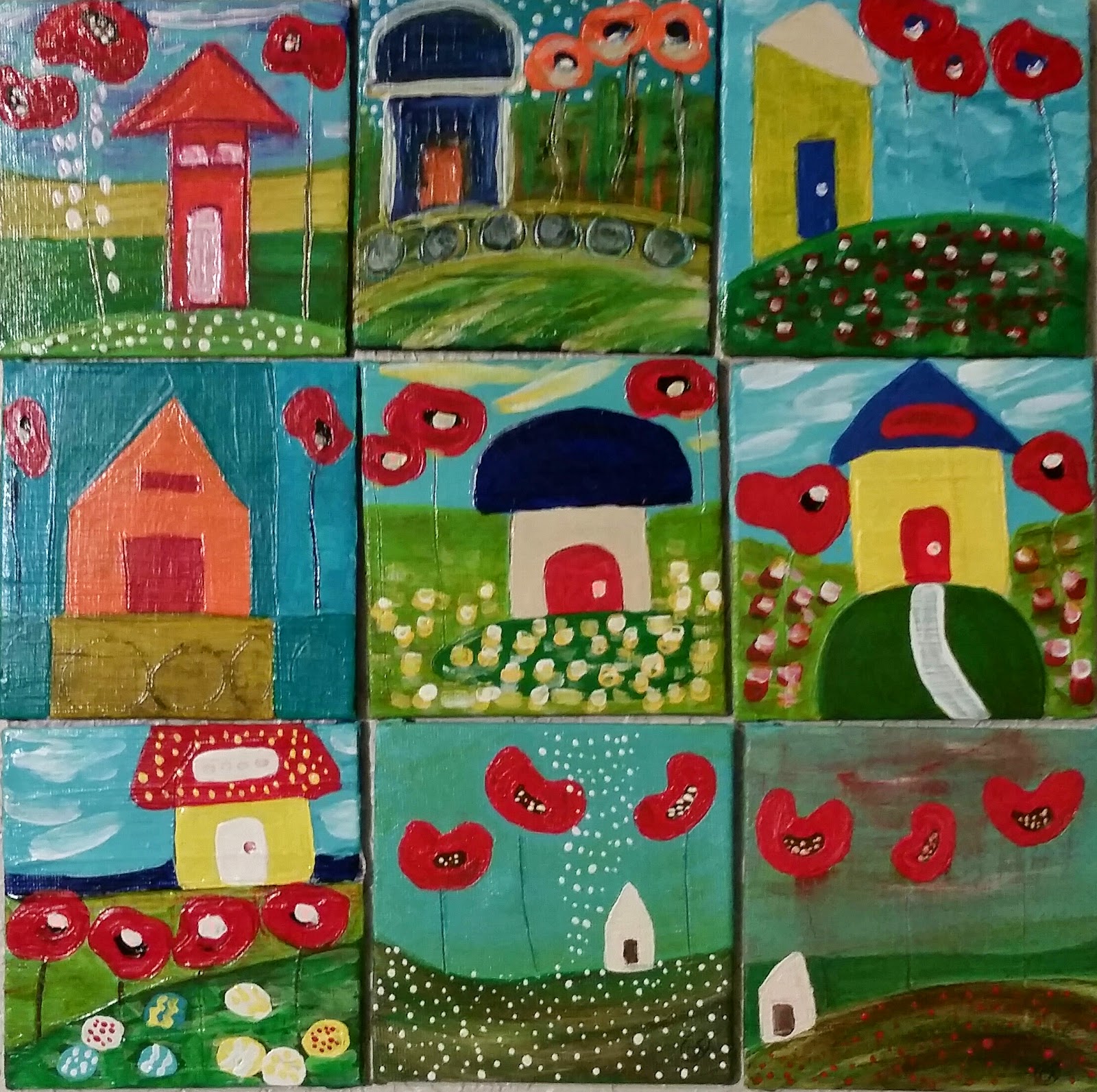 Christy Tremblay Art A Painted House A Day House 169 Rainbow