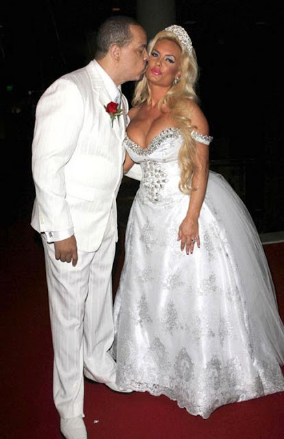 Ice T And Coco Wedding Vow Renewal Ceremony Coco Shows A Little Nip
