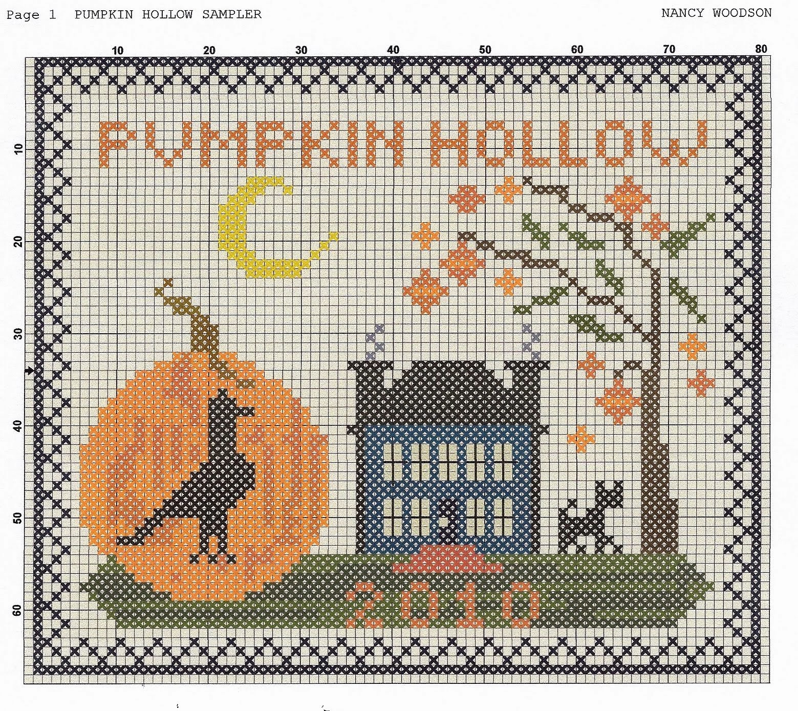 Ecco una raccolta di schemi a punto croce dedicati ad Halloween. Tante zucche, fantasmi, streghe halloween punto croce