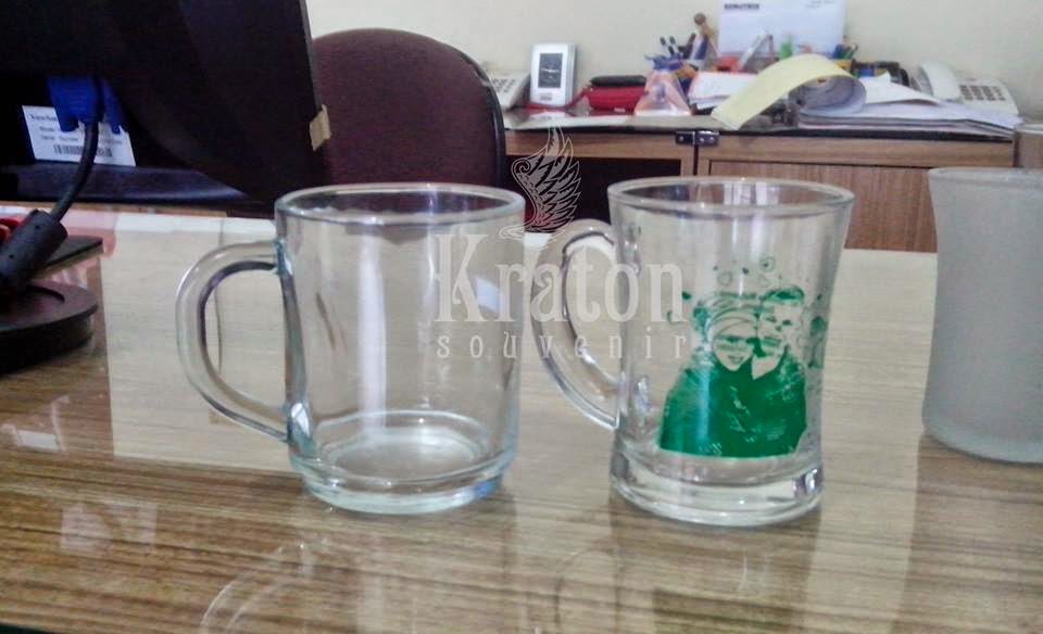 Souvenir Gelas Sablon Yogyakarta