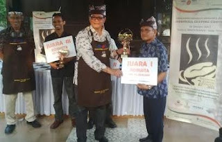 Kontes kopi Spesialty Indonesia ke 7 di Banyuwangi.
