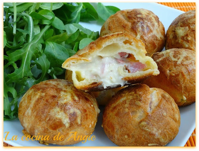 Gougères Con Jamón (francia)
