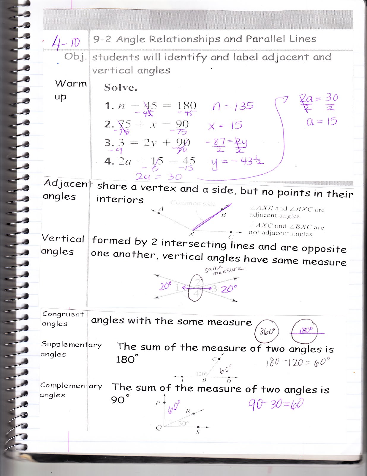 Ms Jean s Classroom Blog 9 2 Angle Relationships And Parallel Lines Ms Jean s Classroom Blog 9 2 Angle Relationships And Parallel Lines