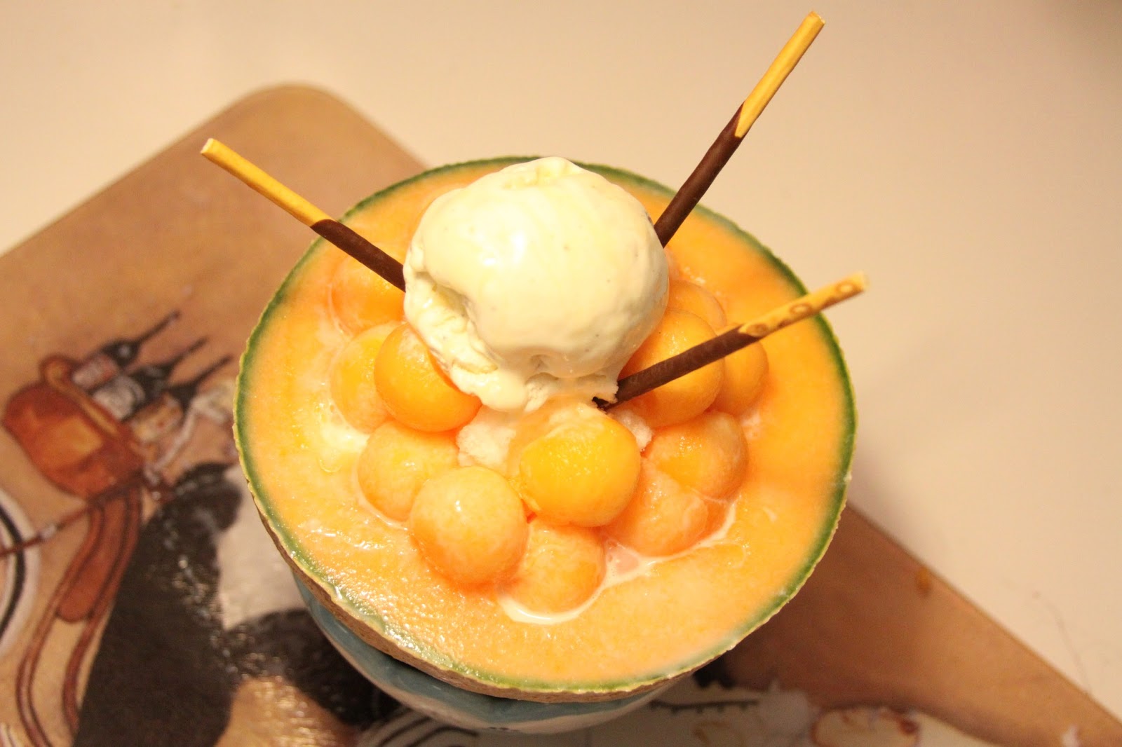 Summer Dessert "Melon Bingsu" Coco's Simply Cooking