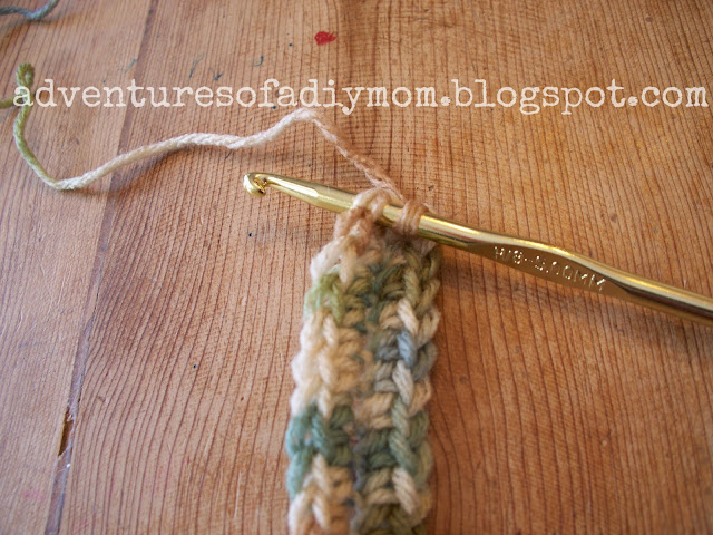 moms crocheted potholder