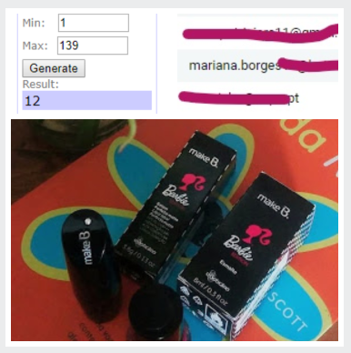 Resultado passatempo Dia da Mãe