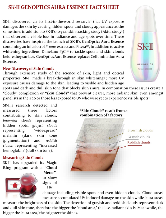 the new sk ii genoptics whitening series the new sk ii genoptics whitening series